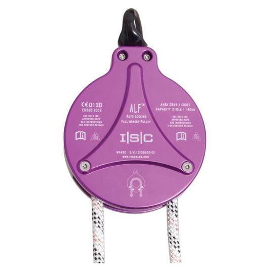 ISC-ALF CLIMB ASSIST LOCKING PULLEY - PURPLE