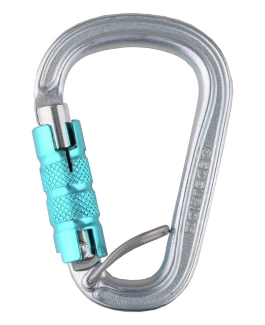 Edelrid-HMS BRUCE STEEL TRIPLE FG Locking Carabiners