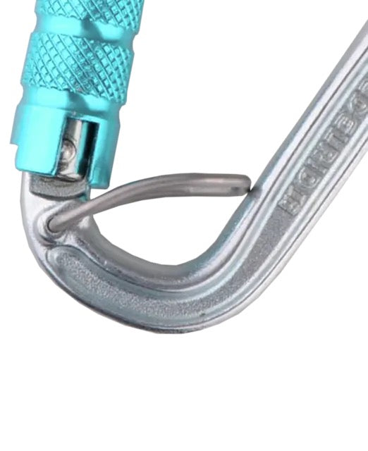 Edelrid-HMS BRUCE STEEL TRIPLE FG Locking Carabiners